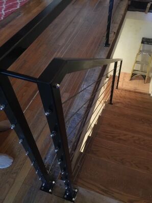 Installing Staircase with Handrail in Saugus, MA (5)